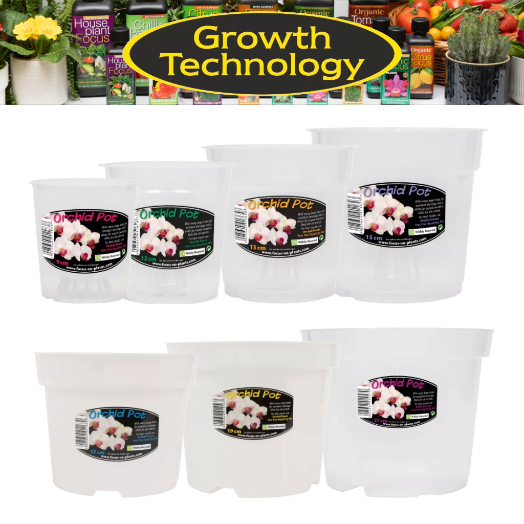 Growth Technology Clear Orchid Pot