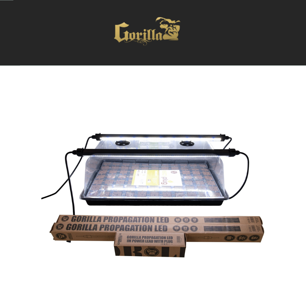 Gorilla Flexible Propagator 56 x 36 x 22cm With 2 x 60CM LED Propagator Strips