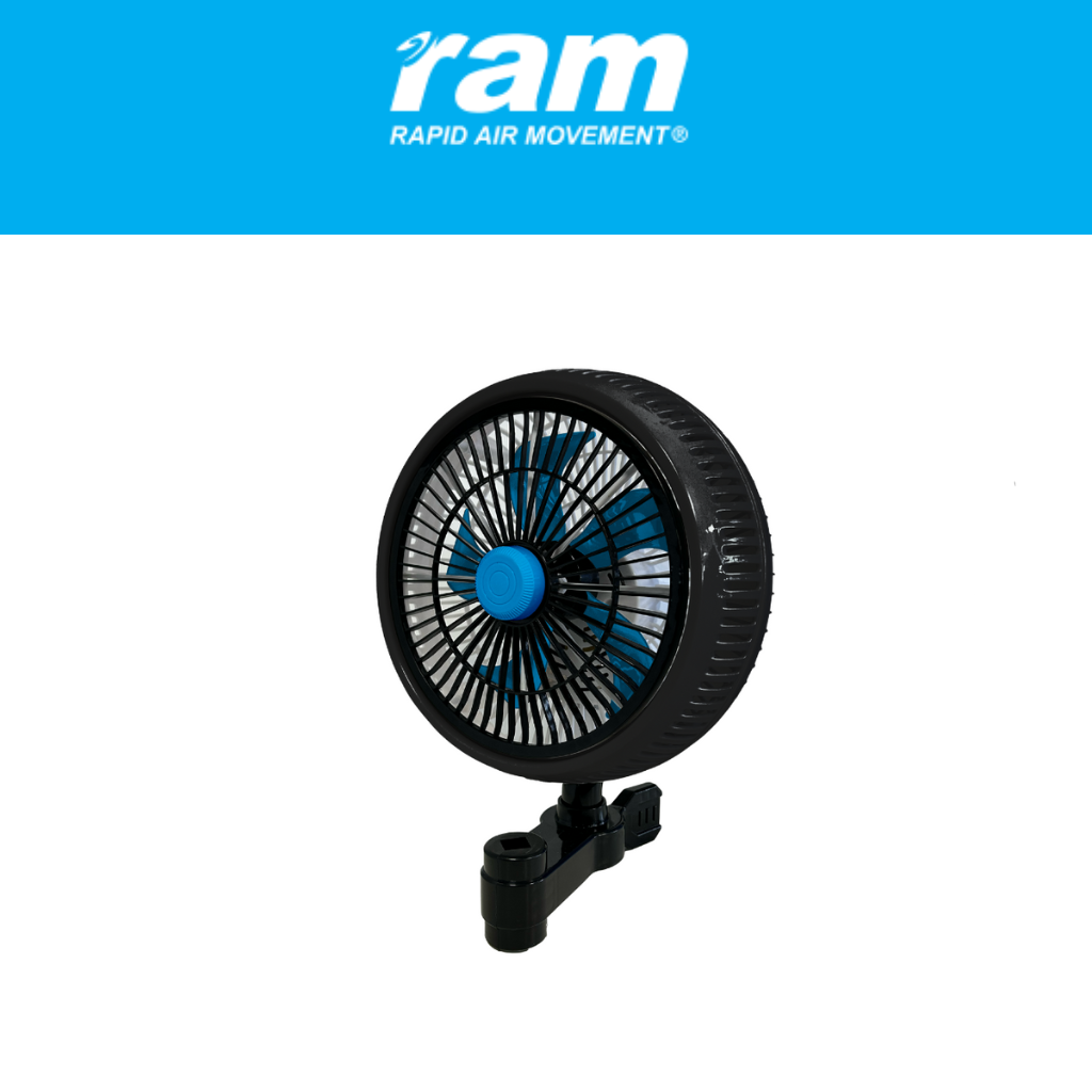 RAM AirFLEX 200mm (8”) Clip Fan – 25W