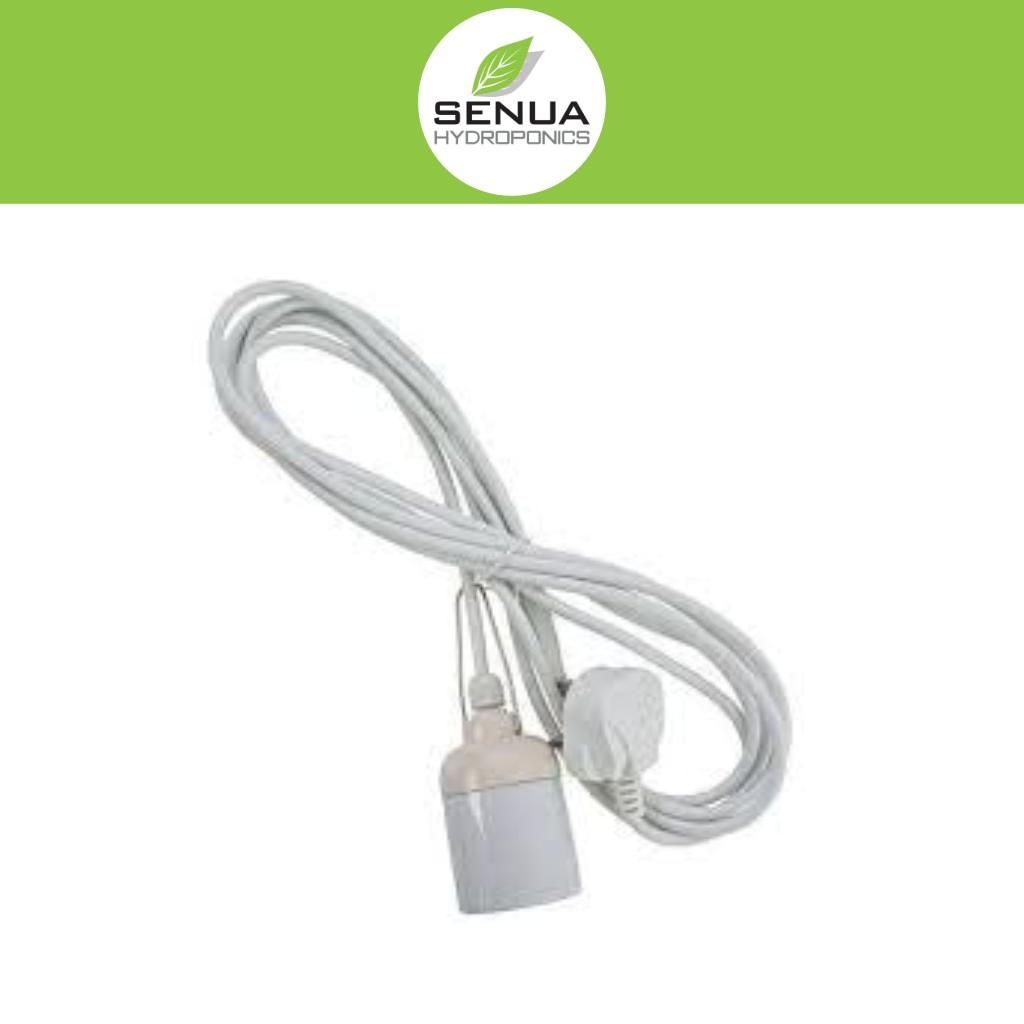 Senua CFL E40 Bulb Hanger 4m (UK Plug)