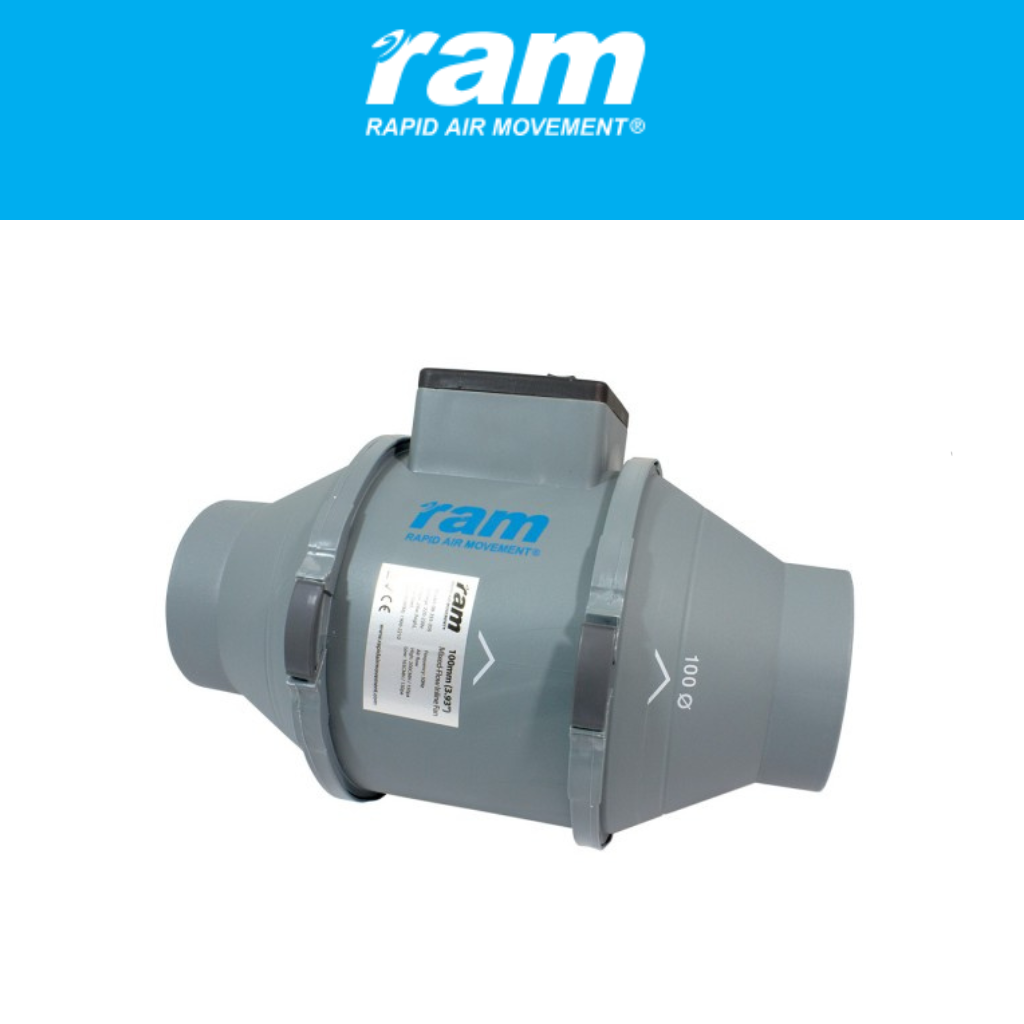 RAM Mixed-Flow Inline Fan
