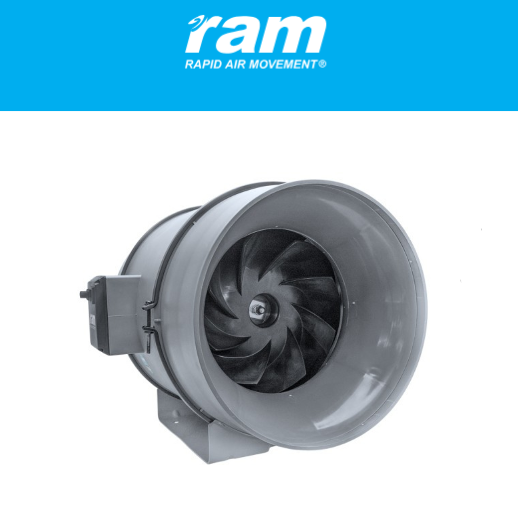RAM EC Mixed-Flow Inline Fan