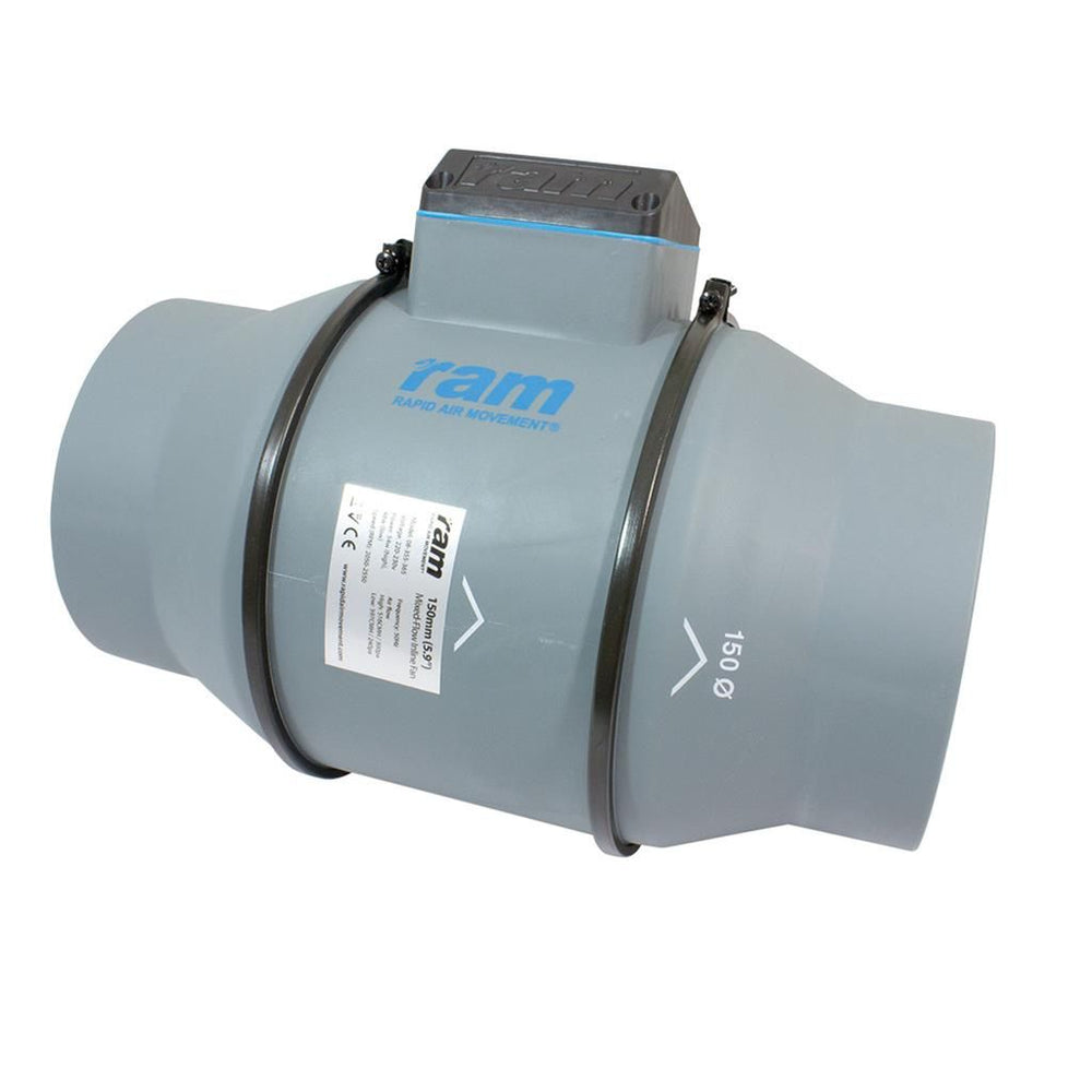 Ram Inline RAM Mixed-Flow Inline Fan – Efficient Airflow for Indoor Gardens ...