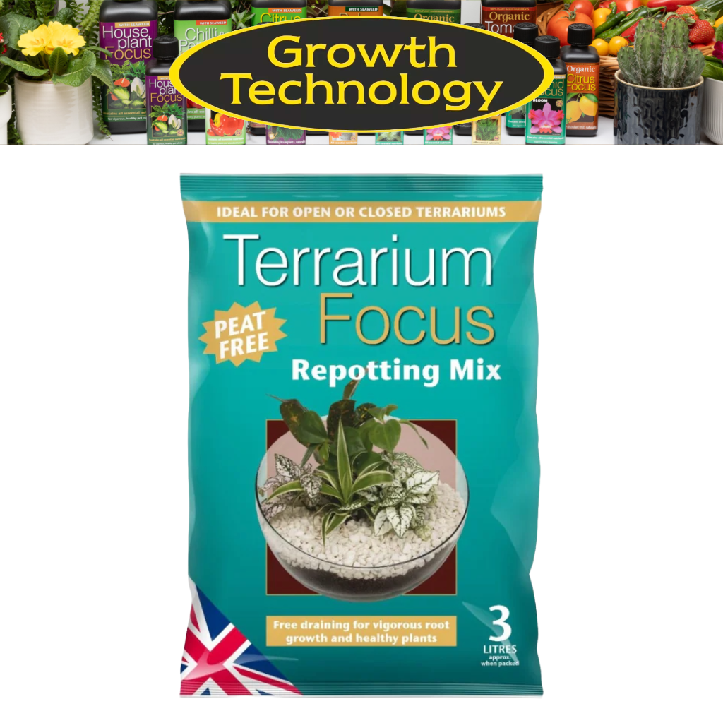 Growth Technology Terrarium Focus Repot 3L