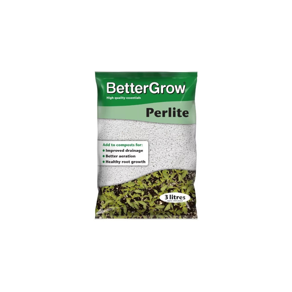 BetterGrow Perlite Plant Soil Additive Bag Growth Technology 3L
