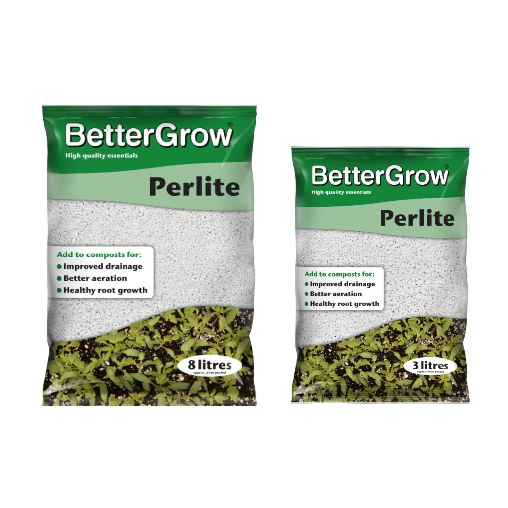 BetterGrow Perlite Plant Soil Additive Bag Growth Technology