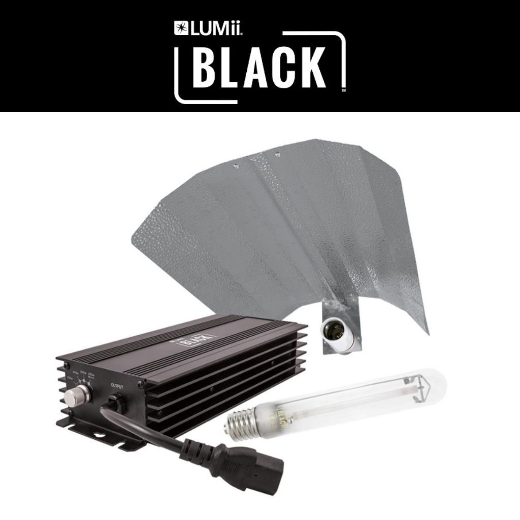 LUMii BLACK Electronic Kit [Lamp+Ballast+Reflecter+Hangers]