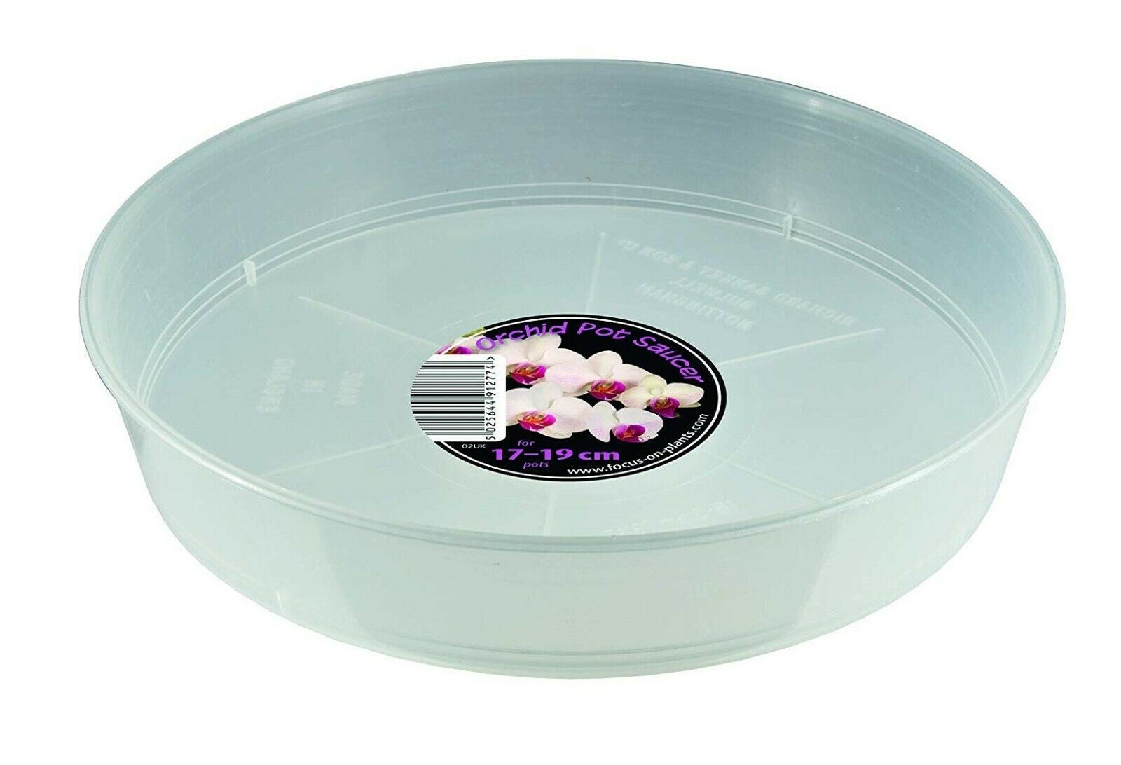 Growth Technology Clear Orchid Saucer 17-19cm