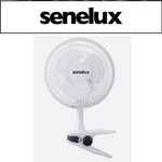 Senelux 6-Inch (15cm) Clip-On Fan – 2 Speeds