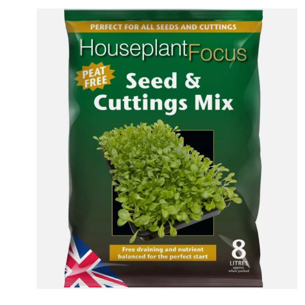 Seed and Cuttings Potting Mix Houseplant Focus 8L Peat Free