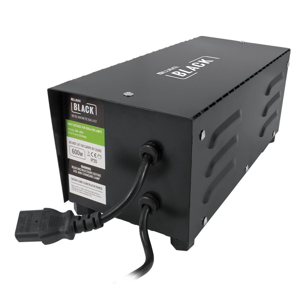 LUMii Black 600W Metal Magnetic Ballast