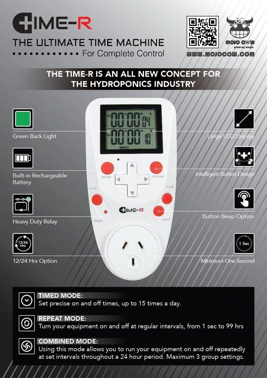 Time-R Digital Timer - Precise Control for Grow Room Automation
