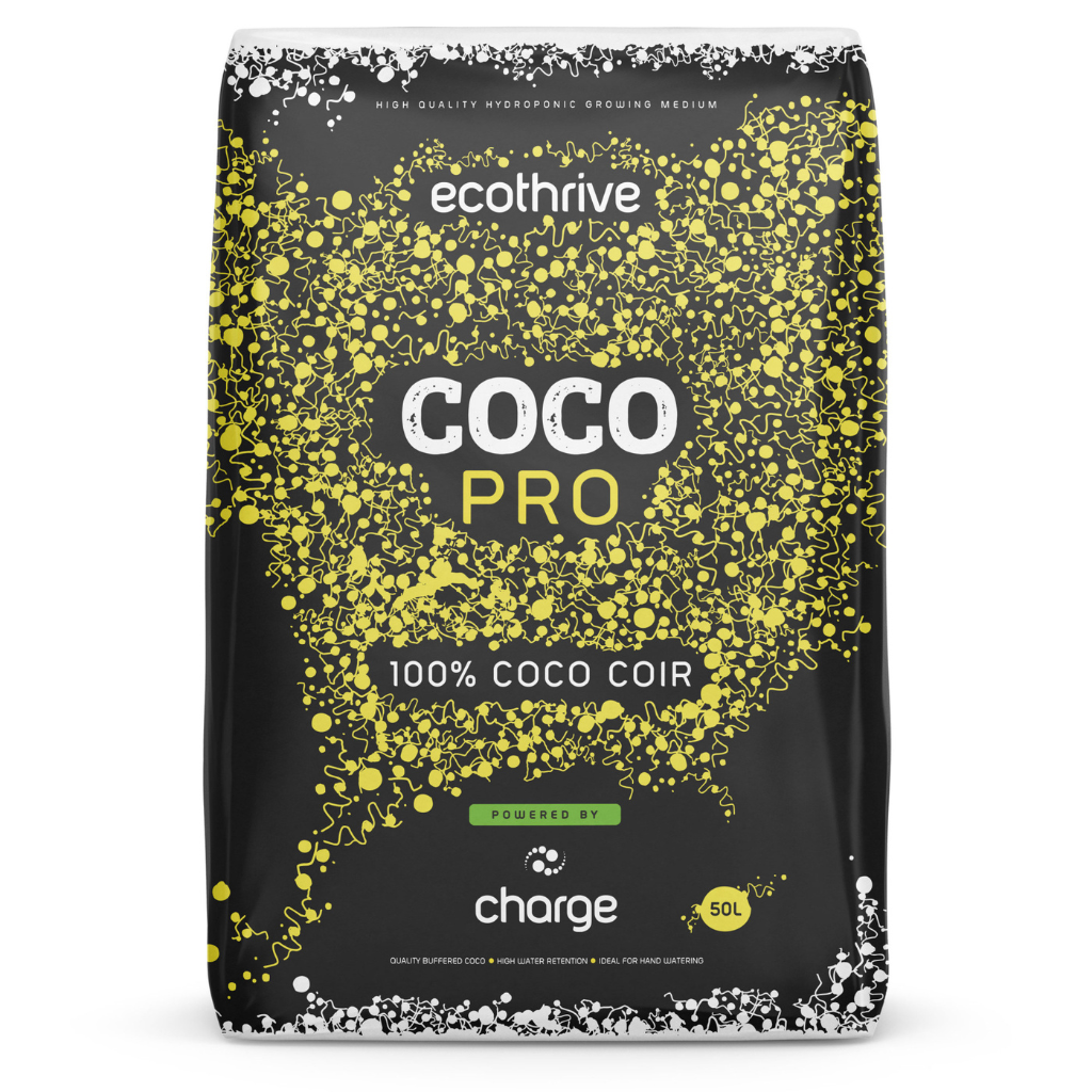 Ecothrive Coco Pro 50L – Premium Buffered Coco Coir for Superior Root Development