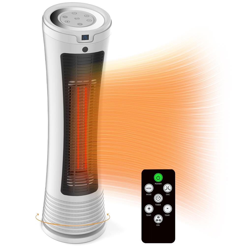Senelux Tower Heater 2000W Electric Ceramic Portable Heater with Remote
