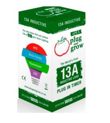Plug and Grow Apex Plug-In Timer 13A