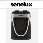 Senelux 1500W PTC Ceramic Portable Mini Heater with Adjustable Thermostat – Compact & Efficient Heating