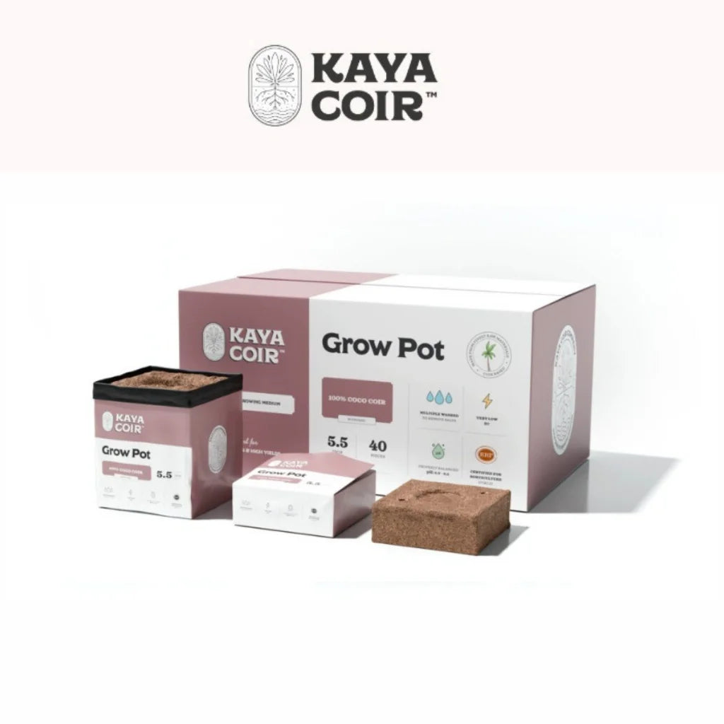 Kaya Coir 5.5" Grow Pot 4.54lt (1.2 gallon)