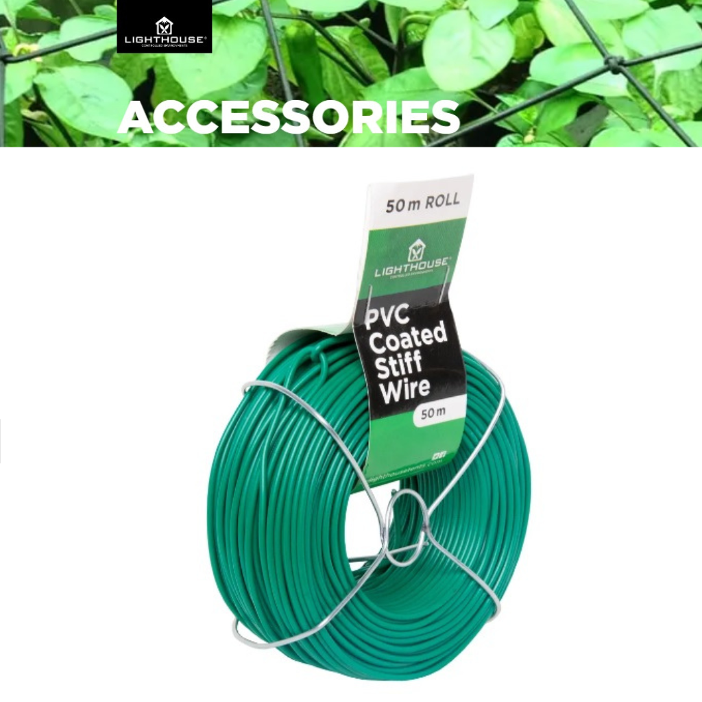 LightHouse PVC Coated Stiff Wire - 50m
