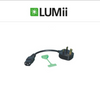 LUMii IEC to UK Mains Plug Converter Lead