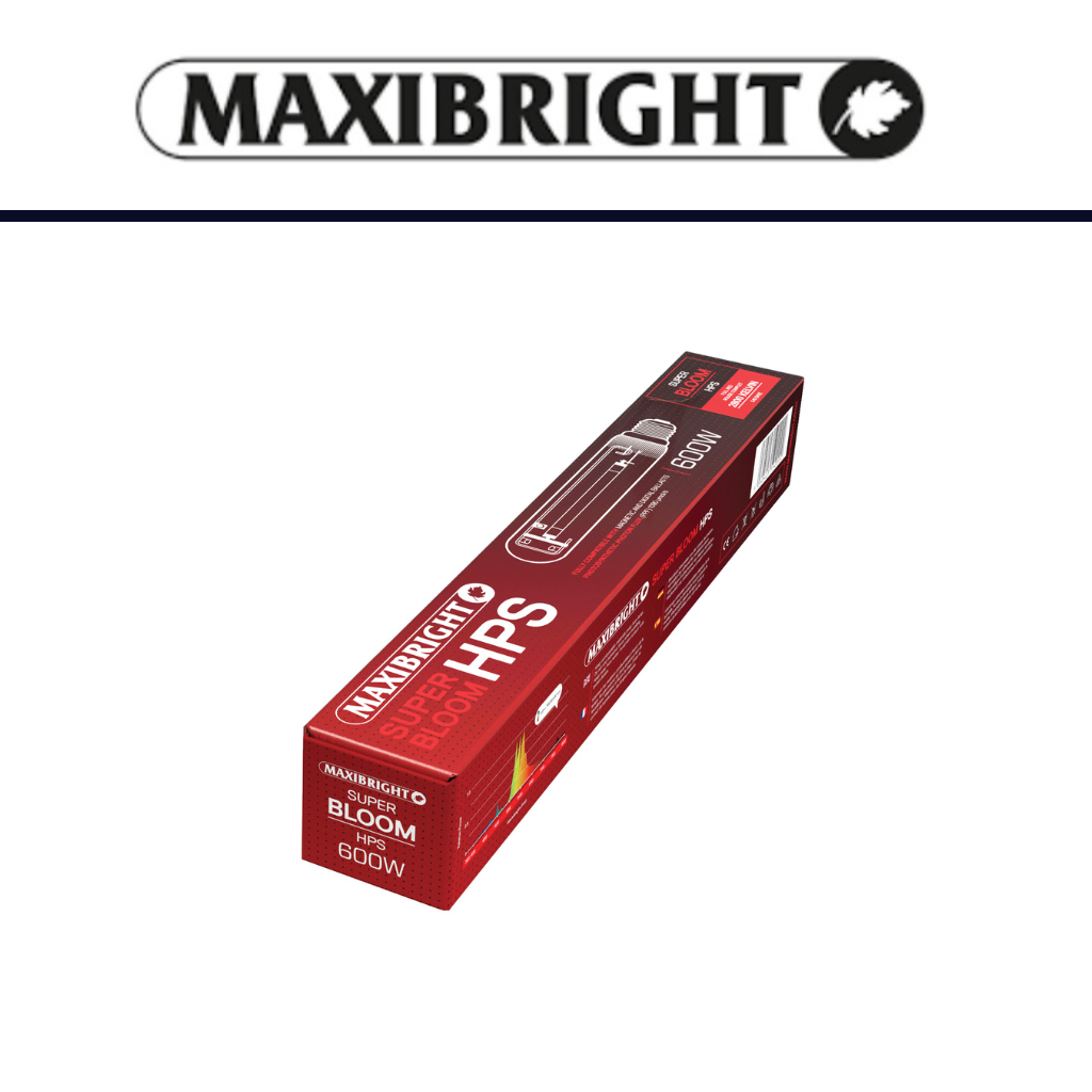 Maxibright HPS bulb packaging on a white background