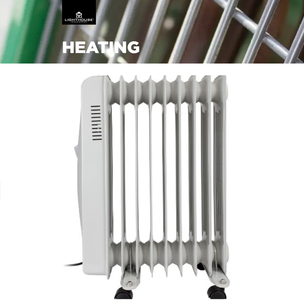 LightHouse Oil Filled Radiator - 1000W & 2000W - Efficient Greenhouse ...