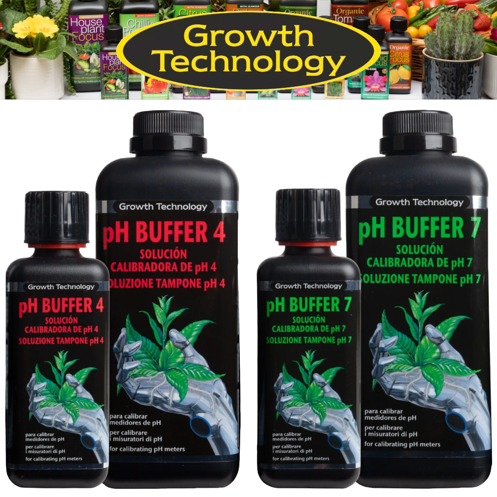 Growth Technology pH Buffer 4+7 - Dual Calibration Solution for pH ...