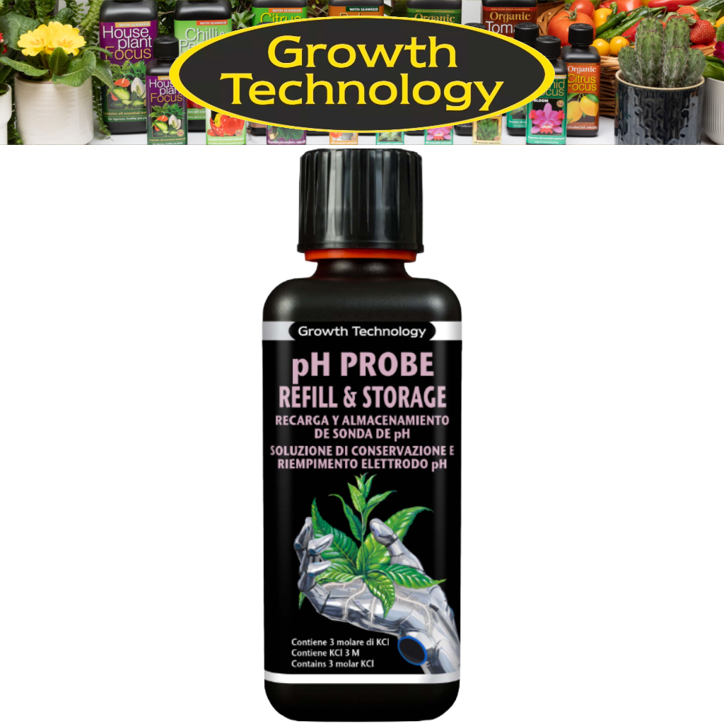 Growth Technology pH Probe Refill & Storage 300ml KCL Solution