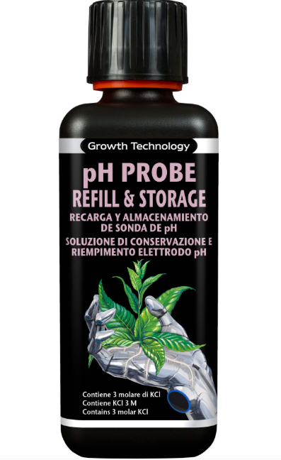Growth Technology pH Probe Refill & Storage 300ml KCL Solution