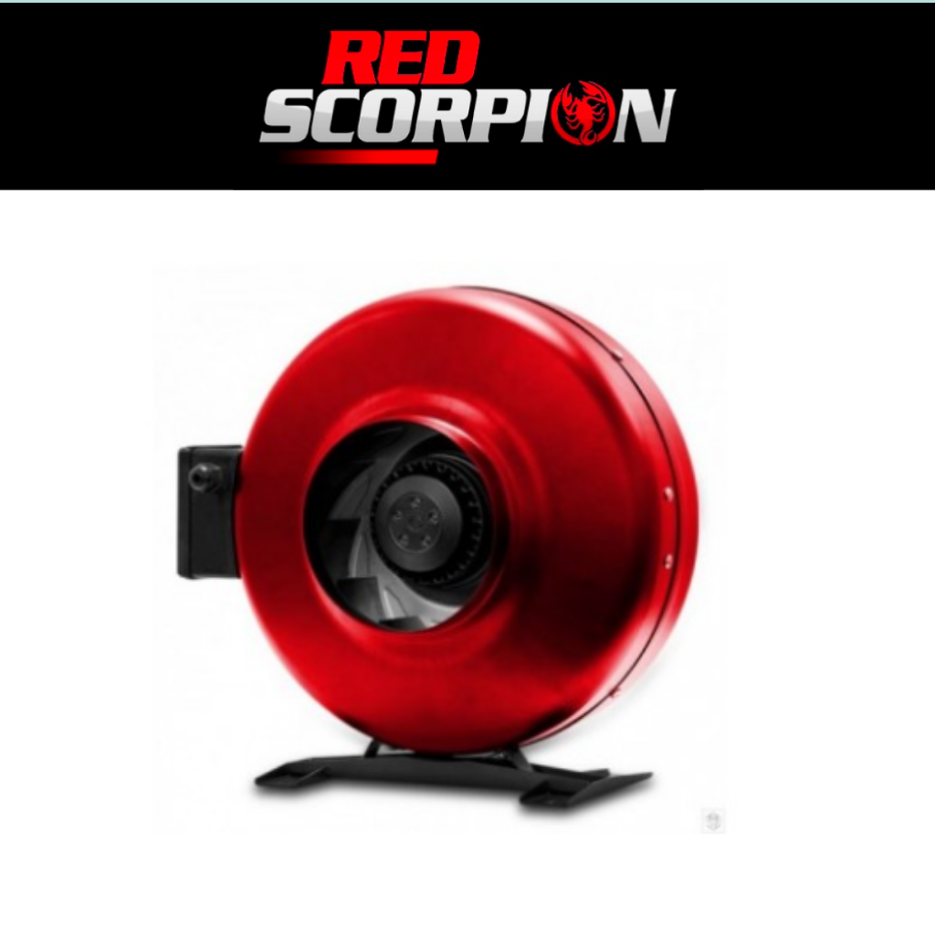Red Scorpion Heavy Duty Metal Inline Duct Fans