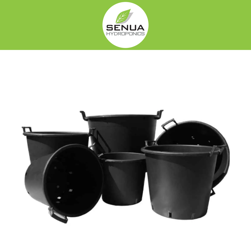 Senua Round Plastic Pot with Handles