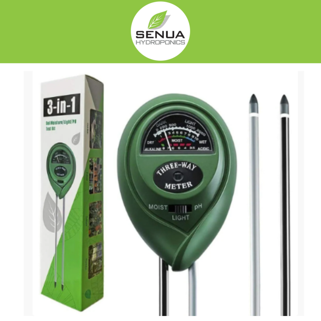 Senua 3-in-1 Soil pH Meter